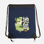 Earth Kitsune-None-Drawstring-Bag-NemiMakeit