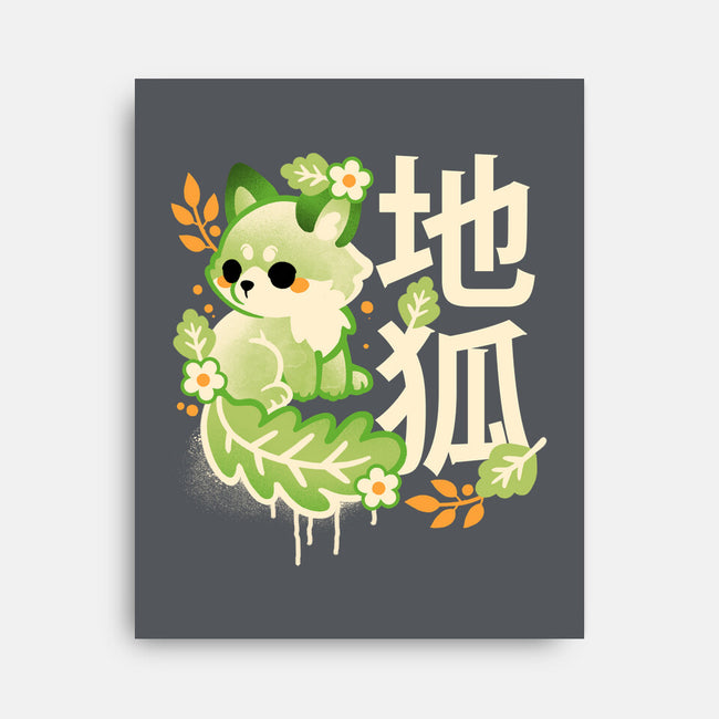 Earth Kitsune-None-Stretched-Canvas-NemiMakeit