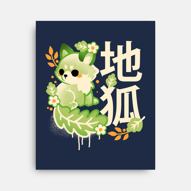 Earth Kitsune-None-Stretched-Canvas-NemiMakeit