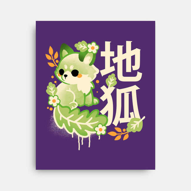 Earth Kitsune-None-Stretched-Canvas-NemiMakeit