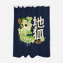 Earth Kitsune-None-Polyester-Shower Curtain-NemiMakeit