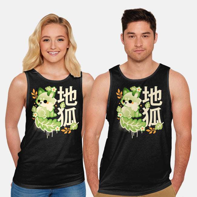Earth Kitsune-Unisex-Basic-Tank-NemiMakeit