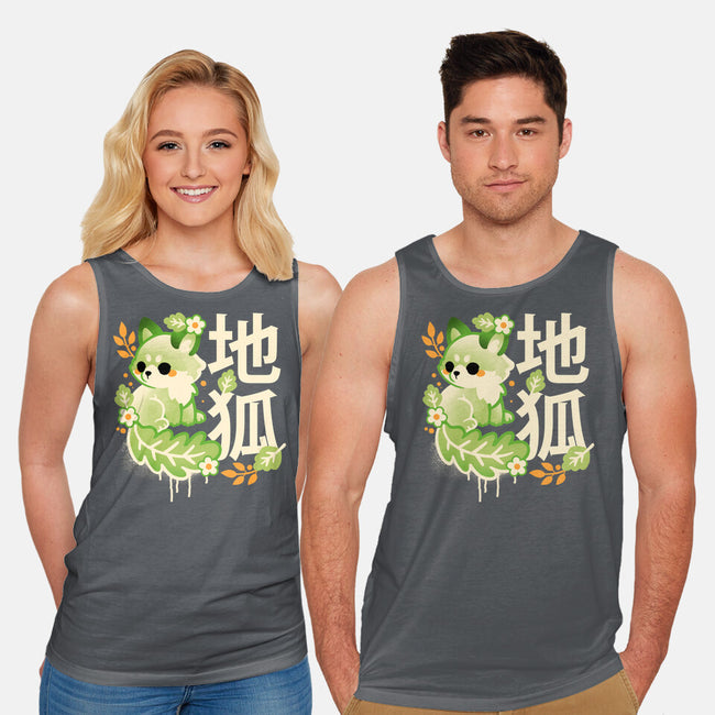 Earth Kitsune-Unisex-Basic-Tank-NemiMakeit