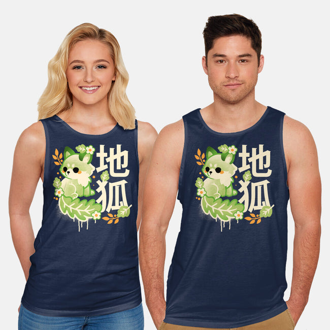 Earth Kitsune-Unisex-Basic-Tank-NemiMakeit