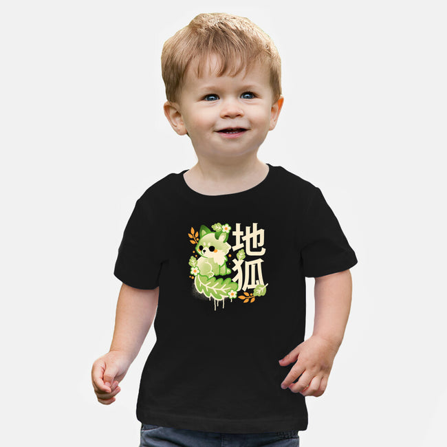 Earth Kitsune-Baby-Basic-Tee-NemiMakeit