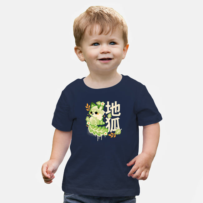 Earth Kitsune-Baby-Basic-Tee-NemiMakeit