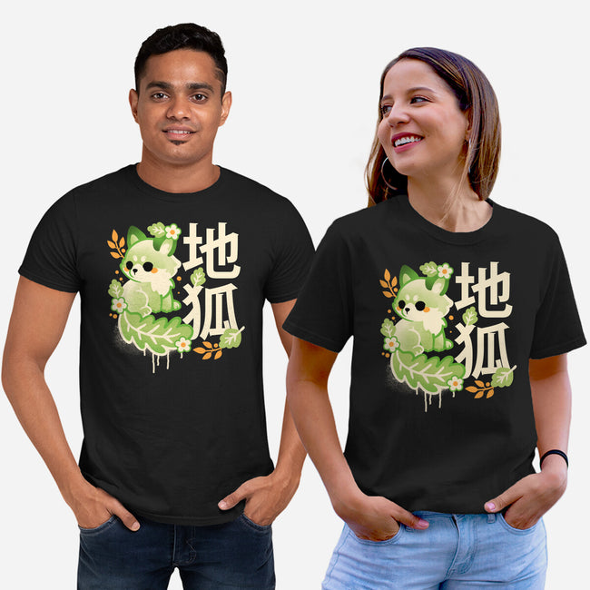 Earth Kitsune-Unisex-Basic-Tee-NemiMakeit