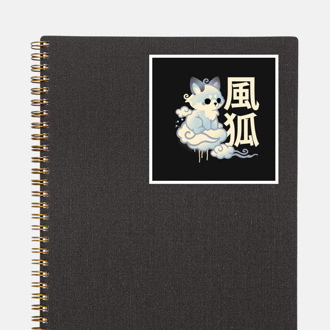 Air Kitsune-None-Glossy-Sticker-NemiMakeit