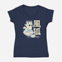 Air Kitsune-Womens-V-Neck-Tee-NemiMakeit