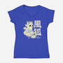 Air Kitsune-Womens-V-Neck-Tee-NemiMakeit