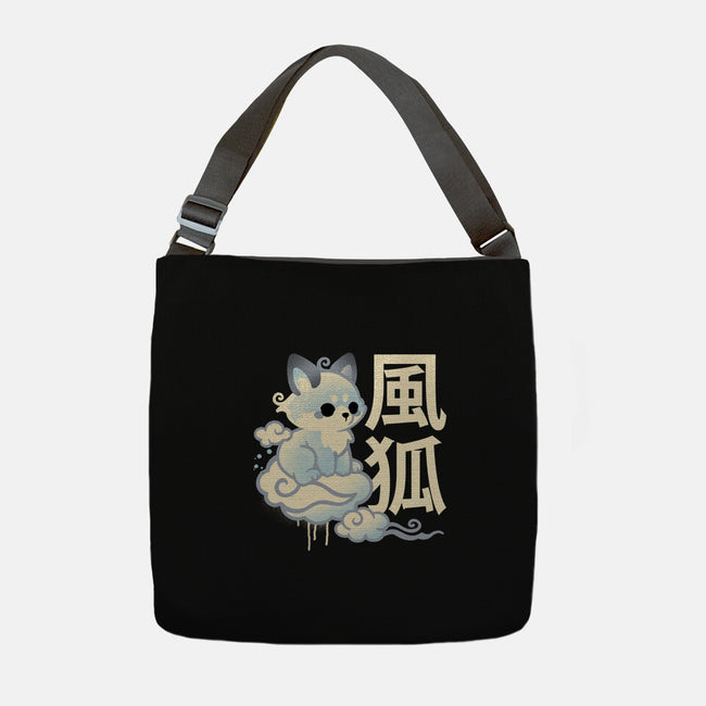 Air Kitsune-None-Adjustable Tote-Bag-NemiMakeit