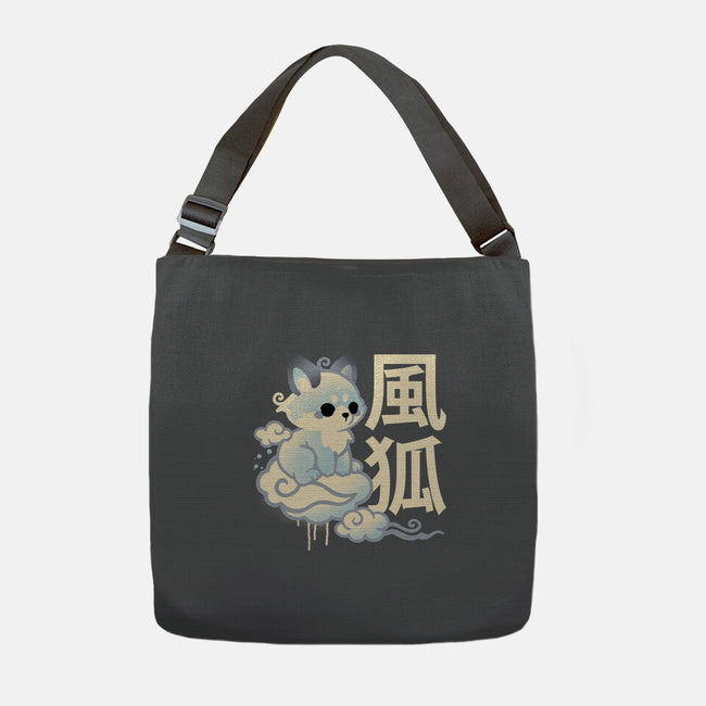 Air Kitsune-None-Adjustable Tote-Bag-NemiMakeit