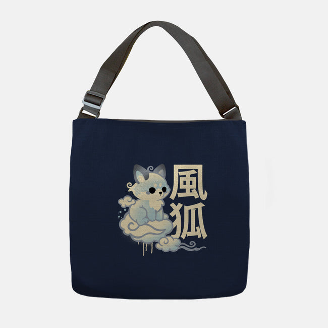 Air Kitsune-None-Adjustable Tote-Bag-NemiMakeit