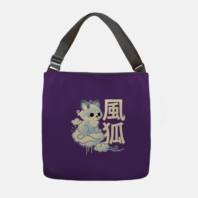Air Kitsune-None-Adjustable Tote-Bag-NemiMakeit