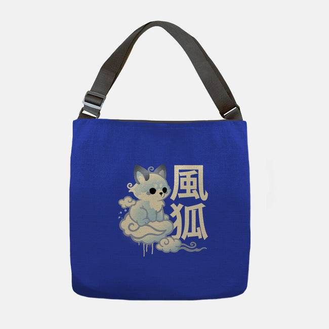 Air Kitsune-None-Adjustable Tote-Bag-NemiMakeit