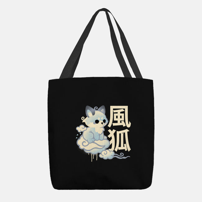 Air Kitsune-None-Basic Tote-Bag-NemiMakeit
