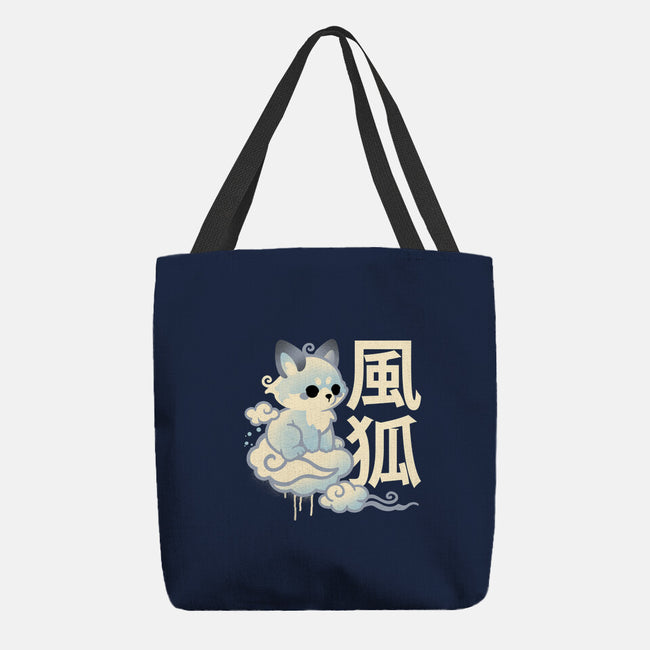 Air Kitsune-None-Basic Tote-Bag-NemiMakeit