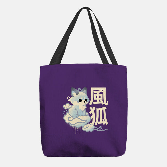 Air Kitsune-None-Basic Tote-Bag-NemiMakeit