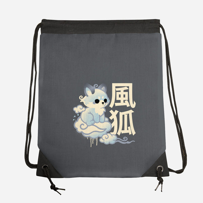 Air Kitsune-None-Drawstring-Bag-NemiMakeit