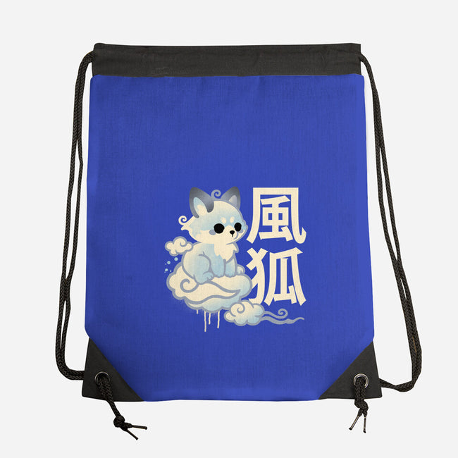 Air Kitsune-None-Drawstring-Bag-NemiMakeit