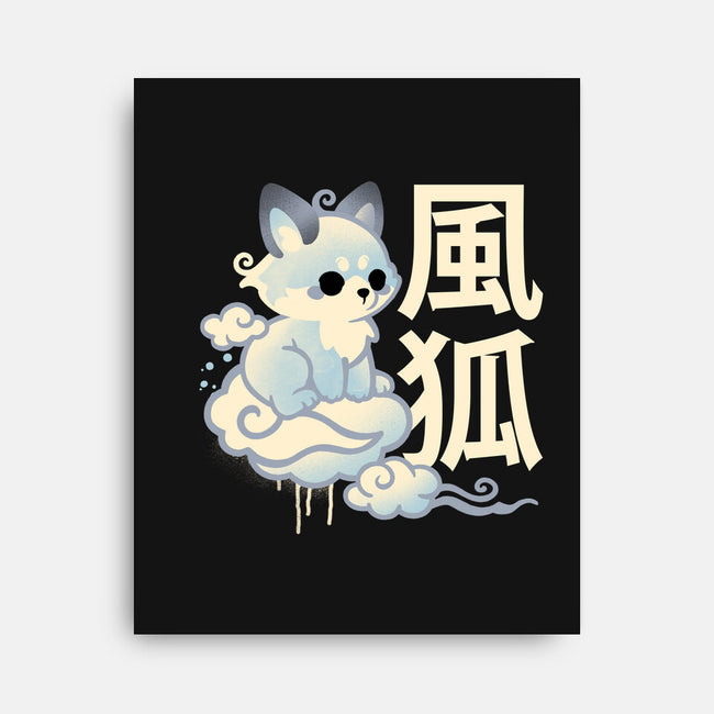 Air Kitsune-None-Stretched-Canvas-NemiMakeit