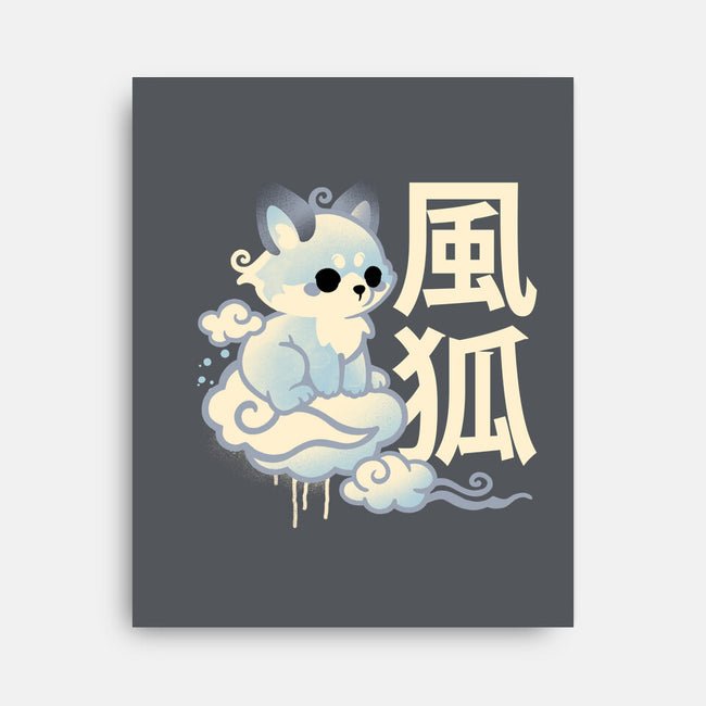 Air Kitsune-None-Stretched-Canvas-NemiMakeit