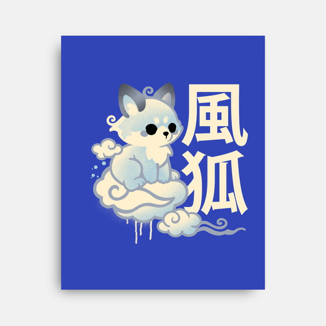 Air Kitsune-None-Stretched-Canvas-NemiMakeit