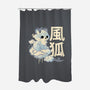 Air Kitsune-None-Polyester-Shower Curtain-NemiMakeit