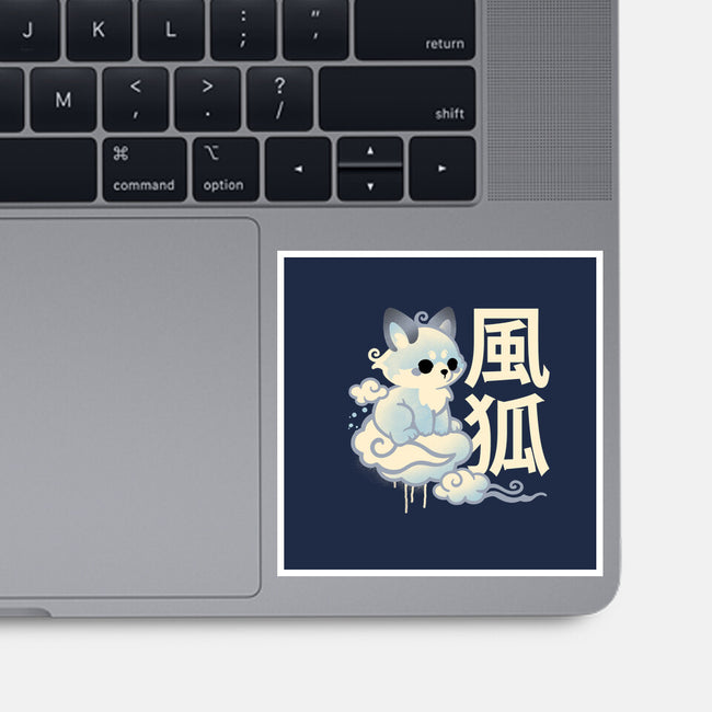 Air Kitsune-None-Glossy-Sticker-NemiMakeit