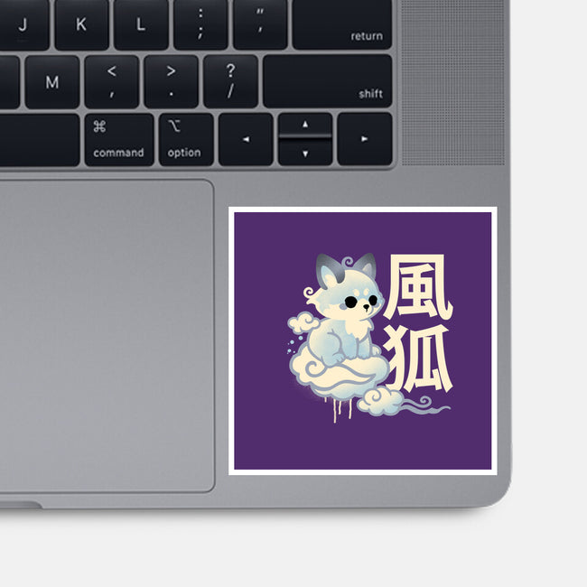 Air Kitsune-None-Glossy-Sticker-NemiMakeit