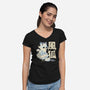 Air Kitsune-Womens-V-Neck-Tee-NemiMakeit