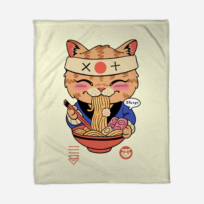 Slurp Meowster-None-Fleece-Blanket-vp021
