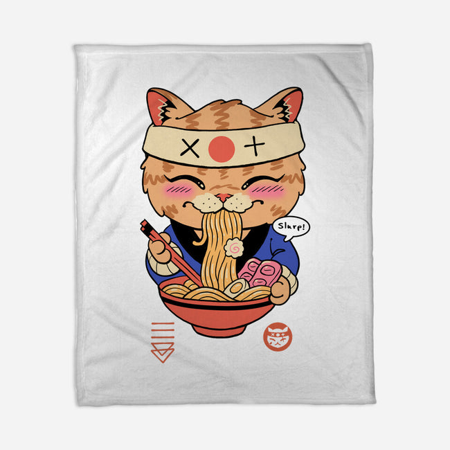Slurp Meowster-None-Fleece-Blanket-vp021