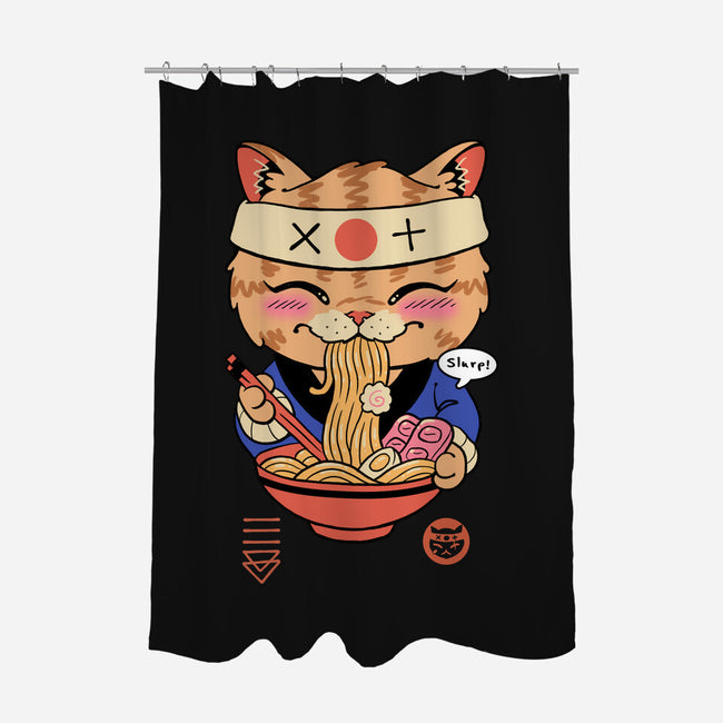 Slurp Meowster-None-Polyester-Shower Curtain-vp021