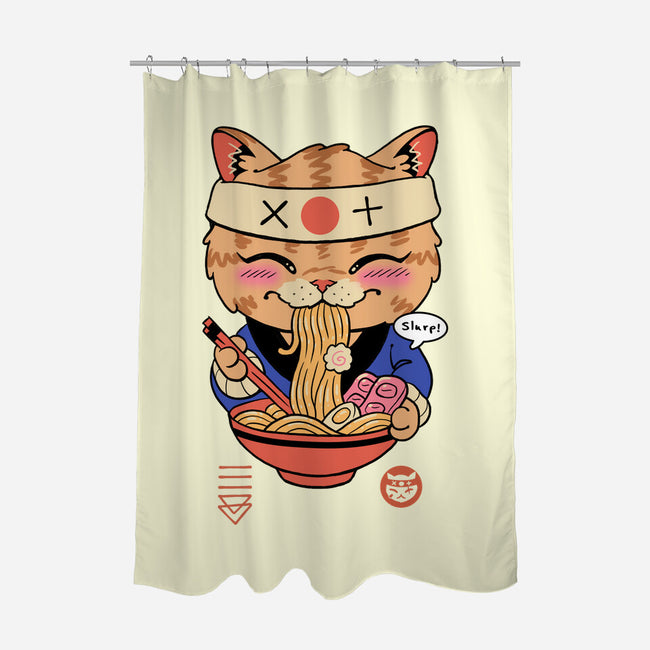 Slurp Meowster-None-Polyester-Shower Curtain-vp021