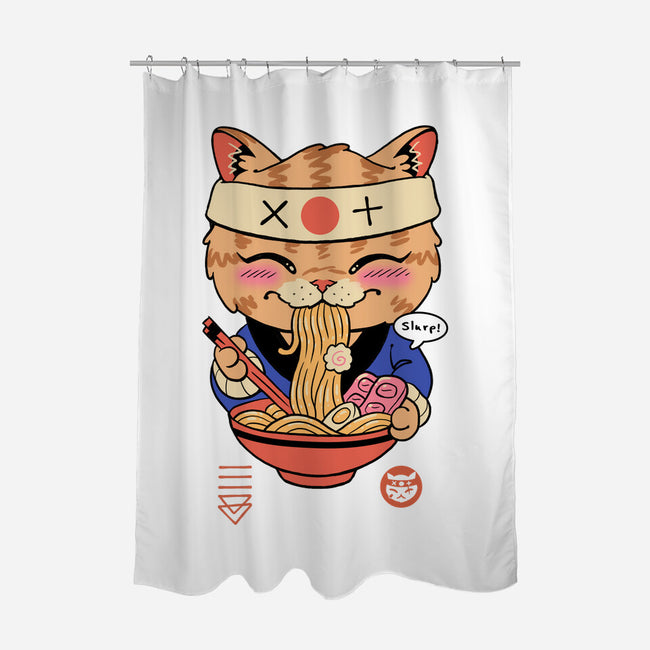 Slurp Meowster-None-Polyester-Shower Curtain-vp021