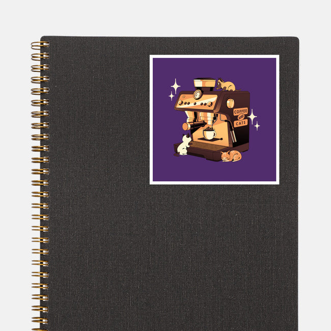 Coffee And Cats Espresso Lover-None-Glossy-Sticker-tobefonseca