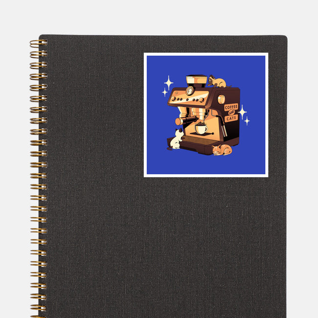 Coffee And Cats Espresso Lover-None-Glossy-Sticker-tobefonseca