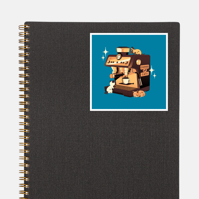 Coffee And Cats Espresso Lover-None-Glossy-Sticker-tobefonseca