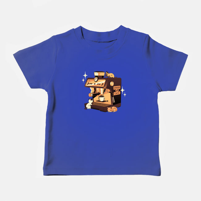 Coffee And Cats Espresso Lover-Baby-Basic-Tee-tobefonseca