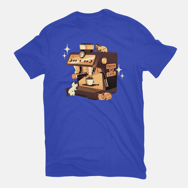 Coffee And Cats Espresso Lover-Unisex-Basic-Tee-tobefonseca