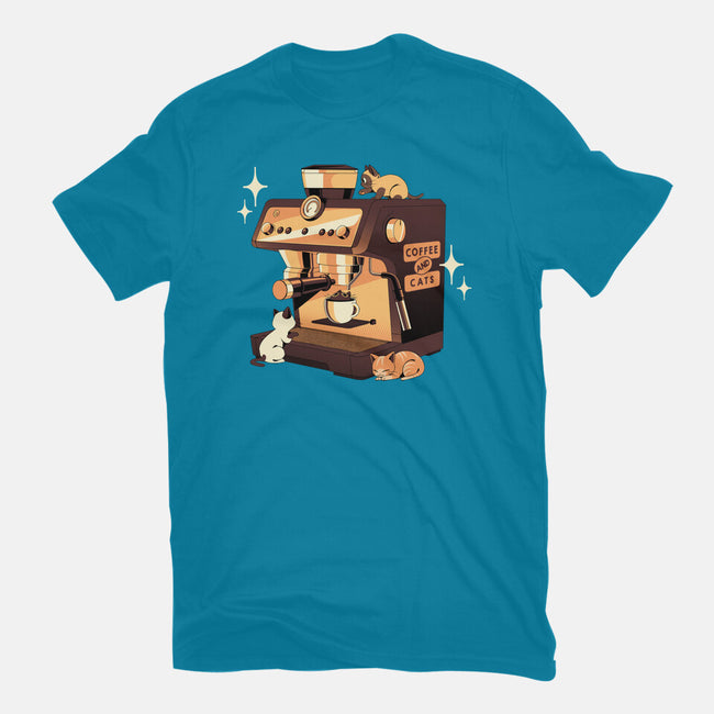 Coffee And Cats Espresso Lover-Unisex-Basic-Tee-tobefonseca