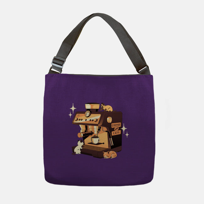 Coffee And Cats Espresso Lover-None-Adjustable Tote-Bag-tobefonseca