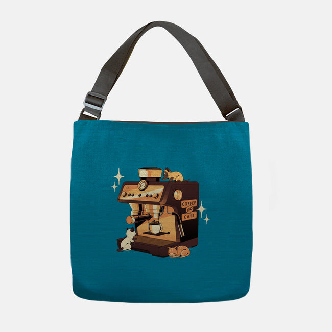 Coffee And Cats Espresso Lover-None-Adjustable Tote-Bag-tobefonseca
