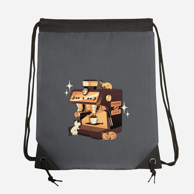 Coffee And Cats Espresso Lover-None-Drawstring-Bag-tobefonseca