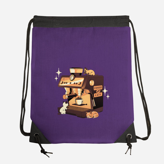 Coffee And Cats Espresso Lover-None-Drawstring-Bag-tobefonseca