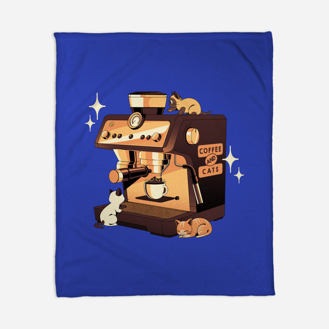 Coffee And Cats Espresso Lover-None-Fleece-Blanket-tobefonseca