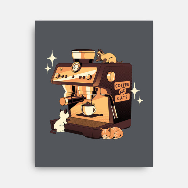 Coffee And Cats Espresso Lover-None-Stretched-Canvas-tobefonseca