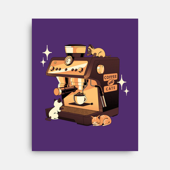 Coffee And Cats Espresso Lover-None-Stretched-Canvas-tobefonseca