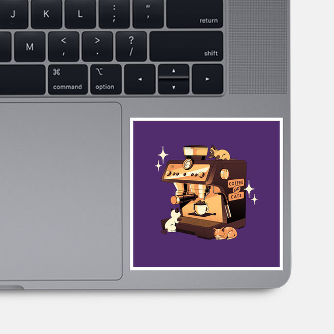 Coffee And Cats Espresso Lover-None-Glossy-Sticker-tobefonseca